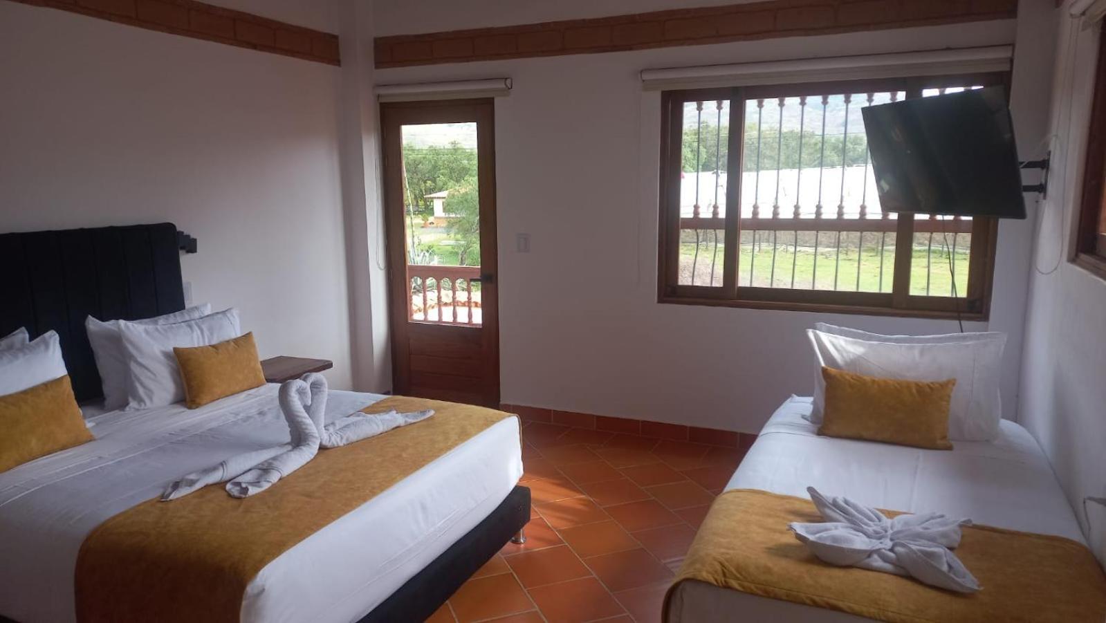 Hotel Santa Barbara Sachica Виля Де Лейва Екстериор снимка