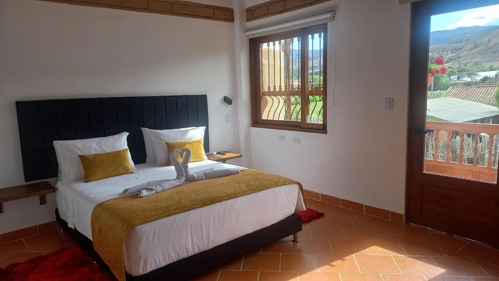 Hotel Santa Barbara Sachica Виля Де Лейва Екстериор снимка