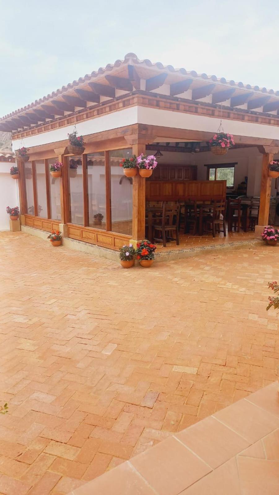 Hotel Santa Barbara Sachica Виля Де Лейва Екстериор снимка