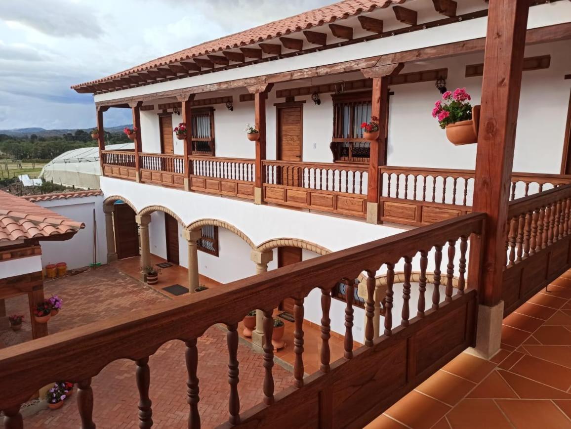 Hotel Santa Barbara Sachica Виля Де Лейва Екстериор снимка